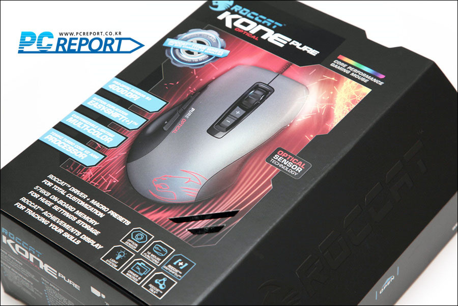 PC Report - Roccat Kone Pure Optical 마우스 + TAITO 마우스패드 리뷰